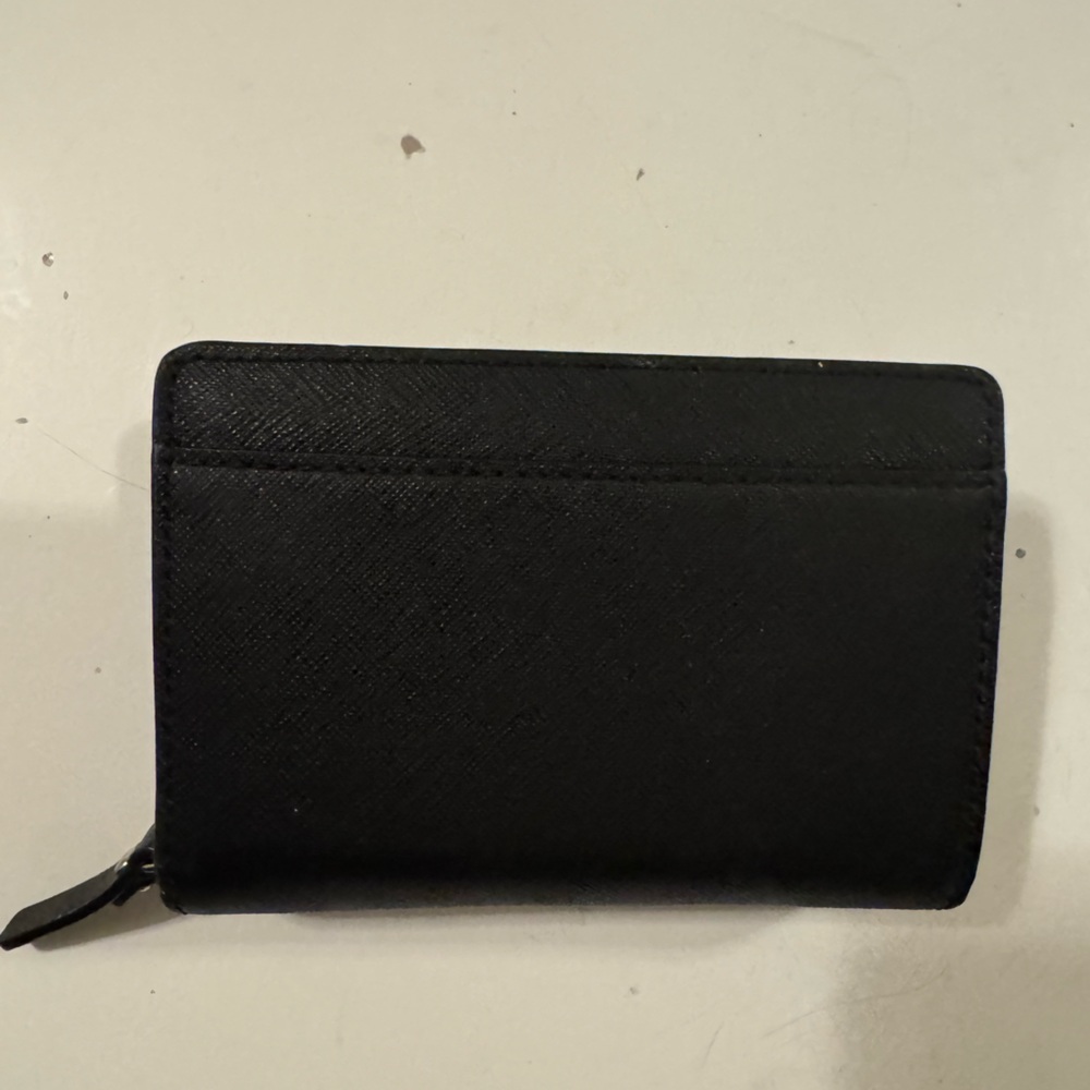 Kate Spade Black Leather Wallet with God Lettering - Picture 6 of 6